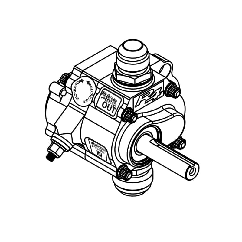 Peterson Fluid Systems — Peterson Fluid Systems R4 1-Stage Oil Pump - Right Side Mount - Rear Drive
R4 Oil Pump 1 Stage - view 3