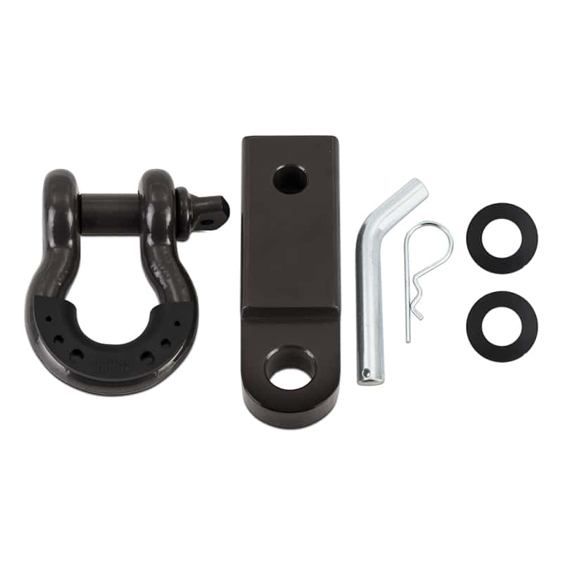 Borne Off-Road — Borne Off-Road Borne Hitch Receiver and Shackle Set Black - view 4