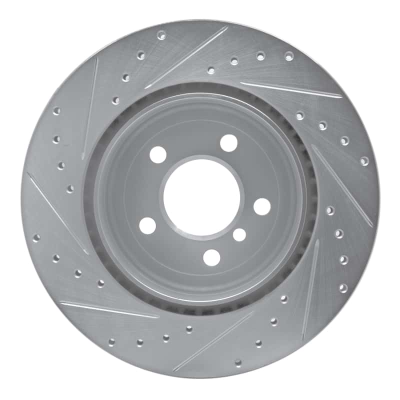 R1 Concepts — R1 11-16 BMW 528I Rear Right Drilled & Slotted Silver Brake Rotor
R1 Brake Rotor Drill - view 5