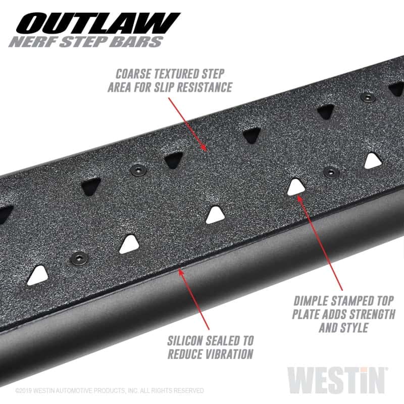 Westin — Westin 09-18 Dodge RAM 1500 Crew Cab Outlaw Nerf Step Bars
Nerf/Step Bar - view 6