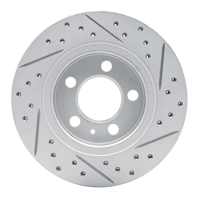 R1 Concepts — R1 00-06 Audi Tt Quattro Rear Left Drilled & Slotted Geo-Carbon Rotor - view 5