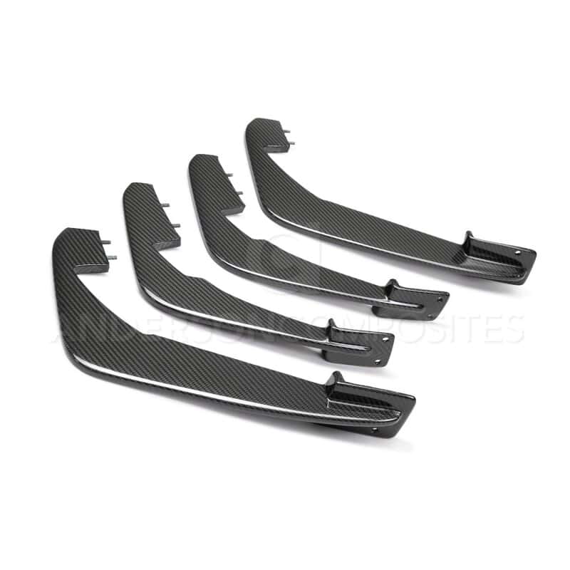 Anderson Composites — Anderson Composites 20-21 Chevrolet Corvette C8 Stingray Carbon Fiber Rear Diffuser Fins (Set of 4)
Rear diffuser fins - view 1