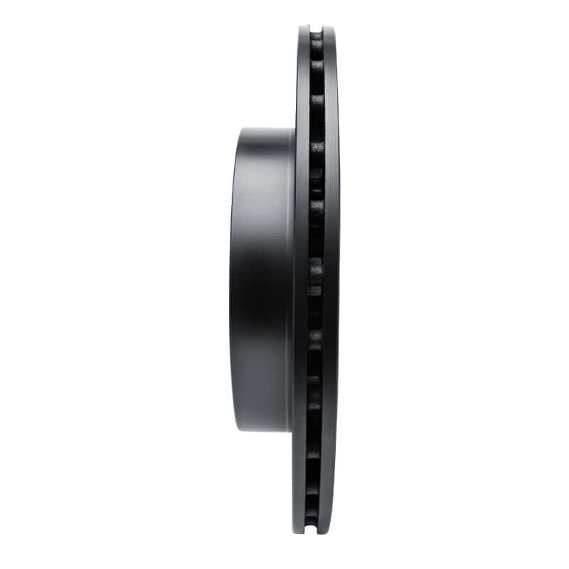 R1 Concepts — R1 08-15 Mitsubishi Lancer Rear Left Drilled & Slotted Black Brake Rotor
R1 Brake Rotor Drill - view 3