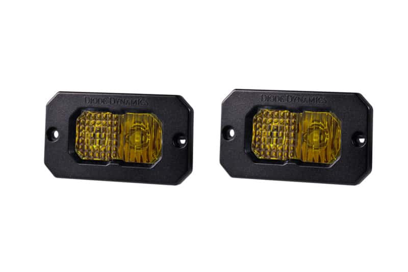 Diode Dynamics — Diode Dynamics Stage Series 2in LED Pod Pro - Yellow Combo Flush ABL (Pair) - view 1
