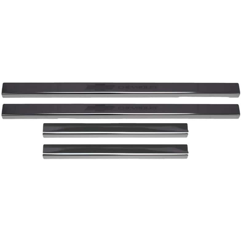 Putco — Putco 99-16 Ford SuperDuty Crew Cab (4pcs) Black Platinum Door Sills
DoorSillProtSet - view 7