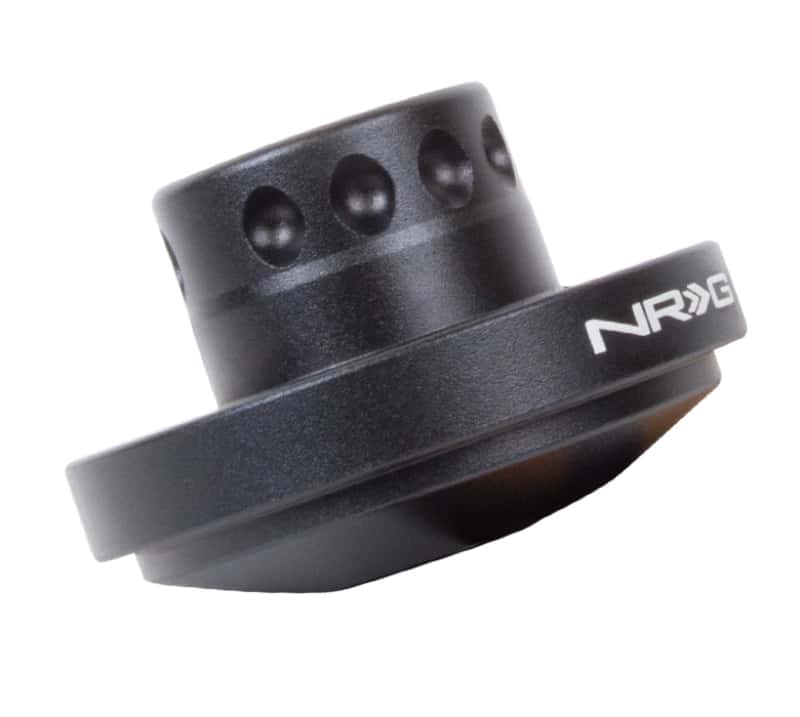 NRG — NRG Short Spline Adapter - Polaris RZR / Ranger (Secures w/OEM Lock Nut / Fits Quick Lock) - Black - view 1