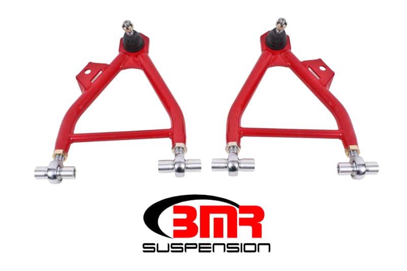 BMR Suspension — BMR 94-04 Mustang Lower A-Arms (Coilover Only) w/ Adj. Rod End and STD. Ball Joint - Red
Lower A-arms - view 1