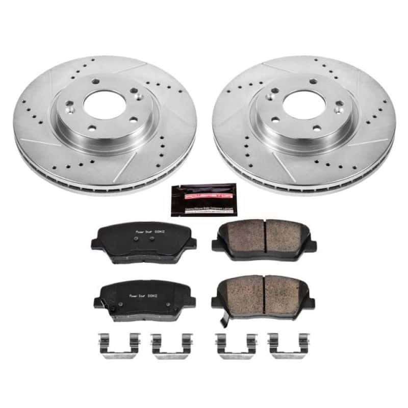 PowerStop — Power Stop 10-12 Hyundai Santa Fe Front Z23 Evolution Sport Brake Kit - view 1