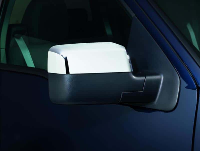 AVS — AVS 04-08 Ford F-150 (Upper Half) Mirror Covers 2pc - Chrome
CHROME MIRROR COVERS - view 3