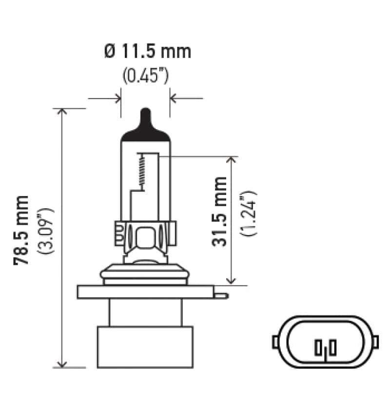 Hella — Hella Bulb 9006Xs 12V 80W Xen Wht Xb (2)
9006 Halogen Bulb - view 6