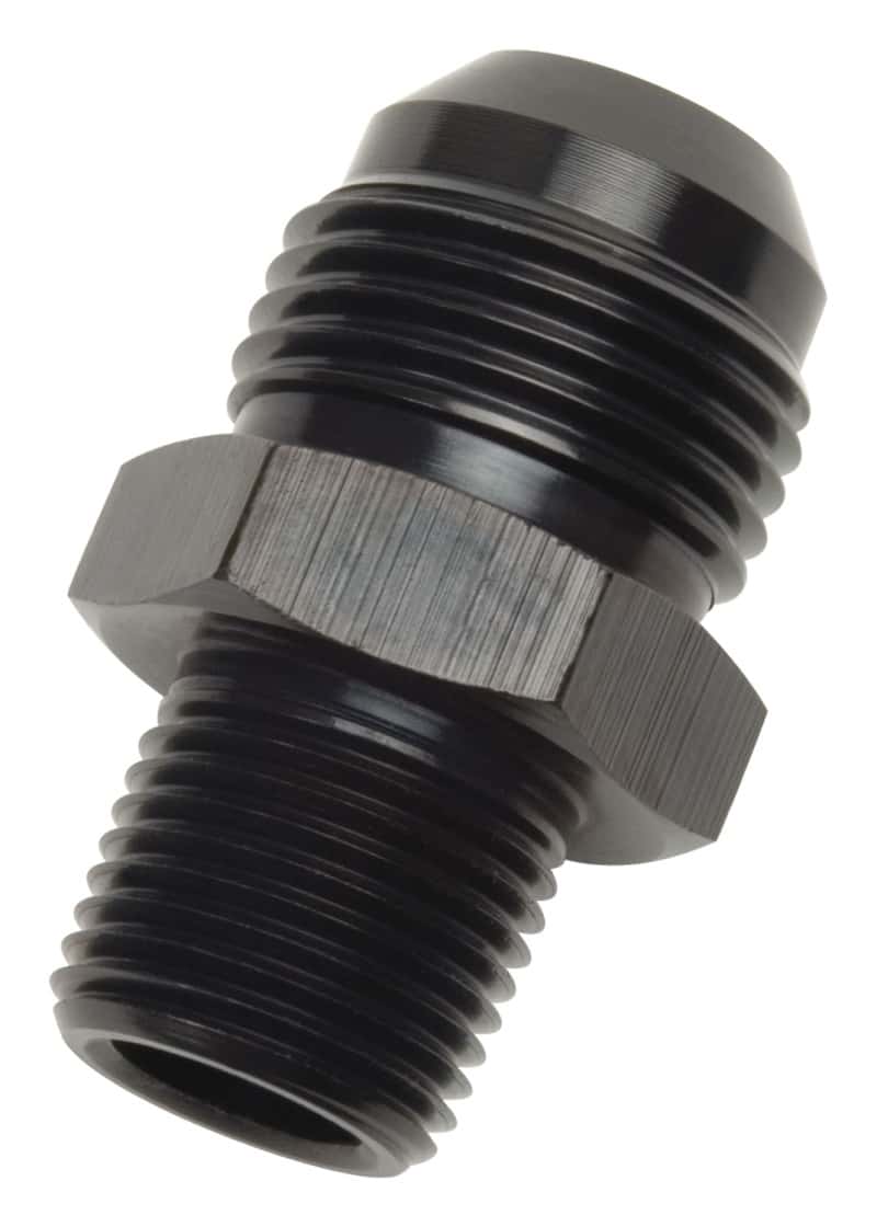 Russell — Russell Performance -8 AN to 1/2in NPT Straight Flare to Pipe (Black)
Adapter Fitting - view 1
