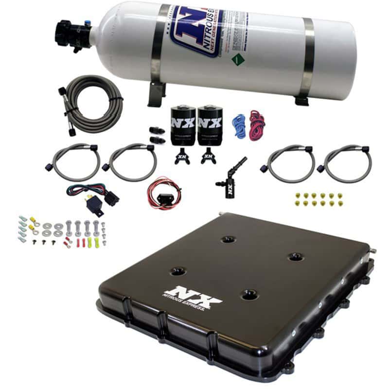 Nitrous Express — Nitrous Express Nitrous Kit w/Billet LT4 Supercharger Lid w/15lb Bottle
Injection System Kit
N2OSys - view 2