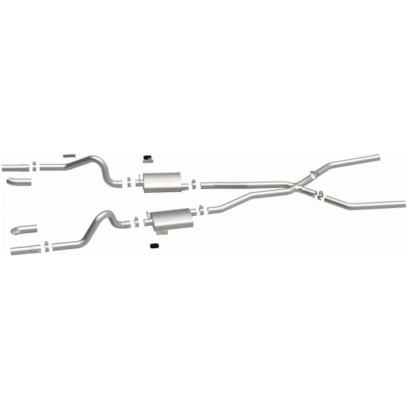 Magnaflow — MagnaFlow SYS C/B 67-70 Mustang 2.50inch w/Tru-X
Crossmember-Back
Cat-Back - view 6