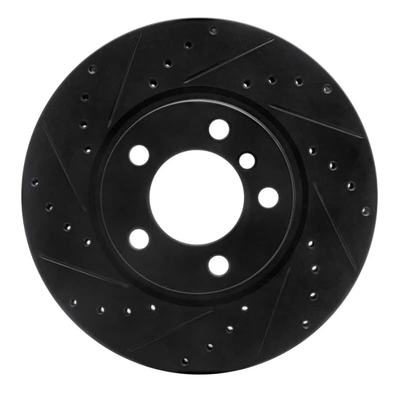 R1 Concepts — R1 11-16 Mini Cooper Paceman Front Left Drilled & Slotted Black Brake Rotor
R1 Brake Rotor Drill - view 1