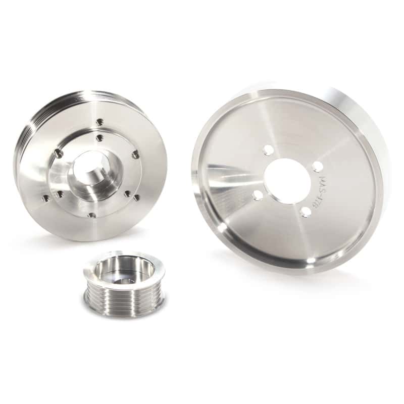BBK — BBK 02-04 Mustang 4.6 GT Underdrive Pulley Kit - Lightweight CNC Billet Aluminum (3pc)
Under Drive Pulleys
Pulley Kit - view 3