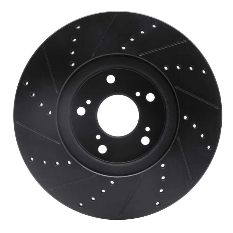 R1 Concepts — R1 04-08 Acura TL Front Right Drilled & Slotted Black Brake Rotor
R1 Brake Rotor Drill - view 5