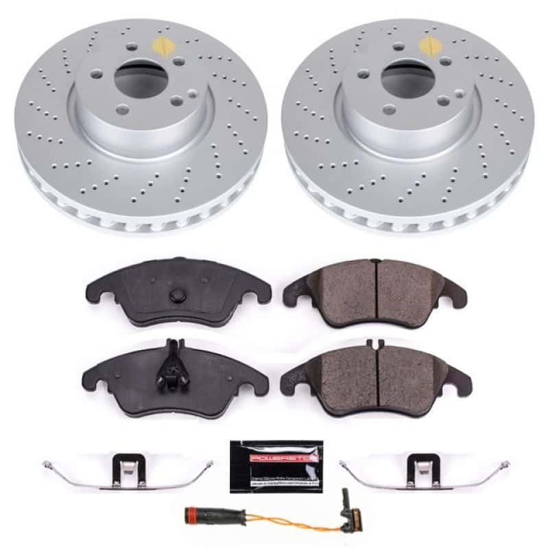 PowerStop — Power Stop 2014 Mercedes-Benz C300 Front Z23 Evolution Sport Coated Brake Kit - view 1