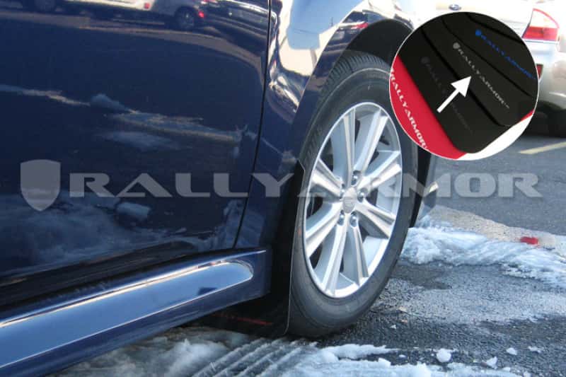 Rally Armor — Rally Armor 10-14 Subaru Legacy Black UR Mud Flap w/ Silver Logo
Mud Flap - view 2