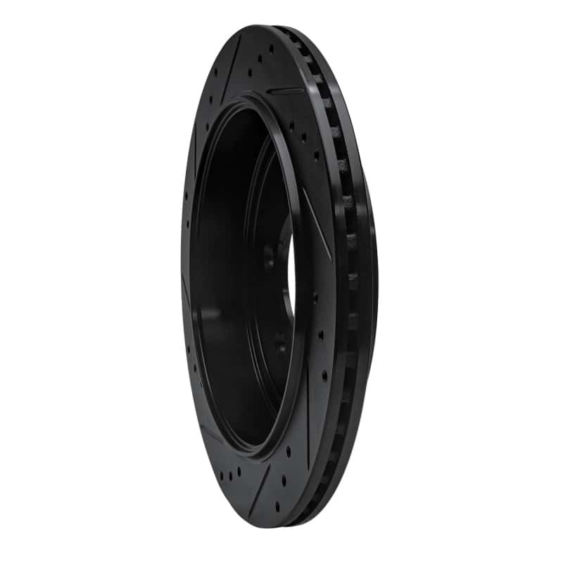 R1 Concepts — R1 07-17 Ford Expedition Rear Right Drilled & Slotted Black Brake Rotor
R1 Brake Rotor Drill - view 4