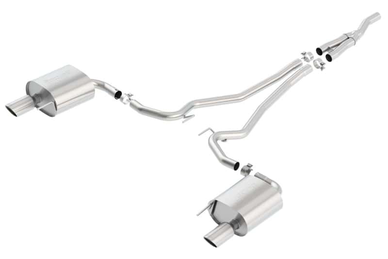Borla — Borla S Type Cat Back 15-17 Ford Mustang 2.3L EcoBoost MT/AT 2.25in pipe 4in tip
Cat-Back System
ExhstSysKt - view 3