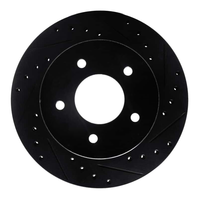 R1 Concepts — R1 90-02 Chevrolet ASTRO Front Right Drilled & Slotted Black Brake Rotor
R1 Brake Rotor Drill - view 1