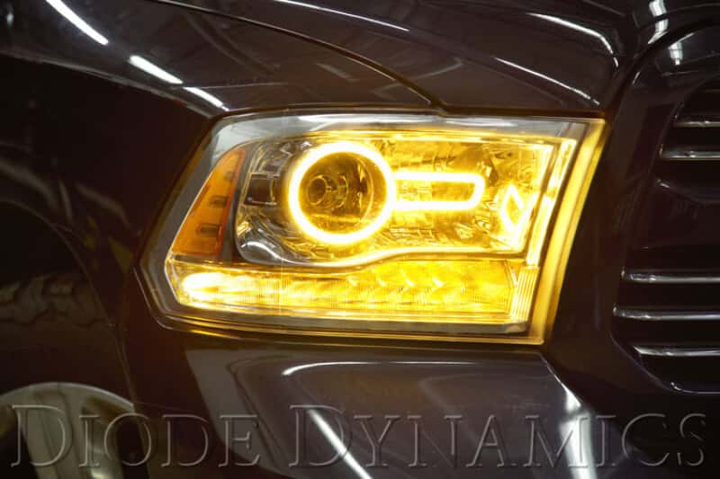 Diode Dynamics — Diode Dynamics Dodge Ram Halo Lights LED 13-18 Ram Switchback Kit - view 4