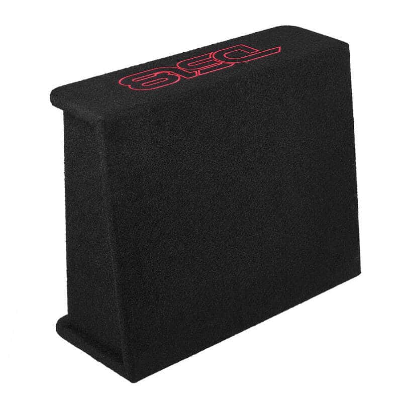 DS18 — DS18 Single 12in Shallow Subwoofer and Enclosure 350 Watts RMS Amplified Sealed Black Carpet - view 2