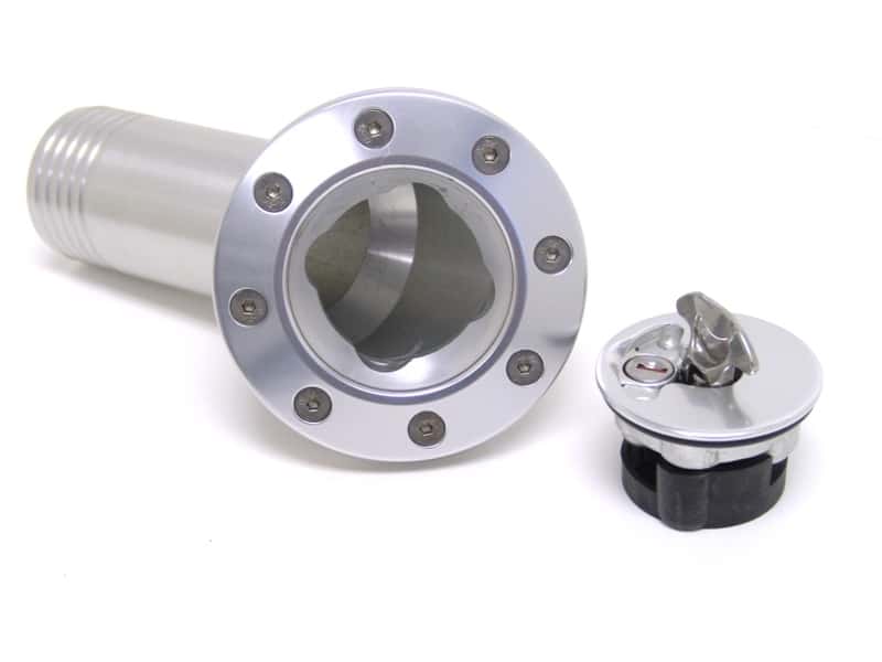 Ridetech — Ridetech Universal Locking Gas Cap (Clear Anodized)
Gas Cap Silver Unive - view 1