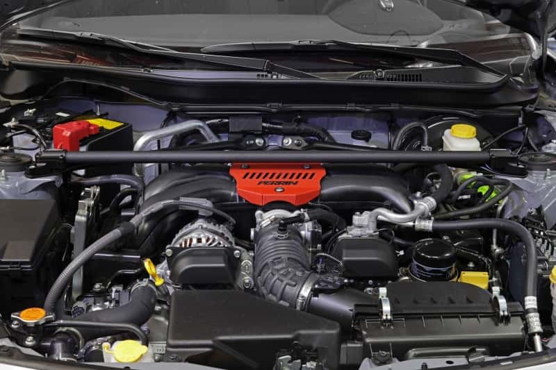 Perrin Performance — PERRIN 13-26 Subaru BRZ / Toyota GR86/86 / Scion FR-S Front Strut Brace - Black - view 3