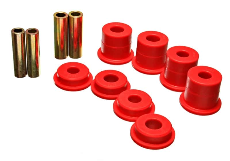 Energy Suspension — Energy Suspension Ford Rear Subframe Bushing Set - Red
SuspSbfrBshngKt - view 1