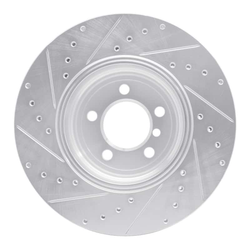 R1 Concepts — R1 05-08 BMW 750LI Rear Right Drilled & Slotted Silver Brake Rotor
R1 Brake Rotor Drill - view 5