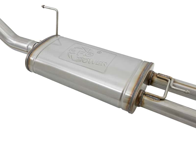 aFe — aFe MACHForce XP 2.5in Cat-Back Exhaust System w/ Black Tip Nissan Frontier 17-19 V8-5.6L
Cat-Back Exhaust - view 4