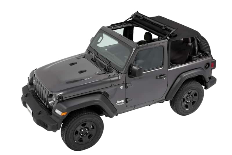 Bestop — Bestop 18-26 Jeep Wrangler JL 2-Door Trektop (Premium Black Twill)
Trektop - view 8