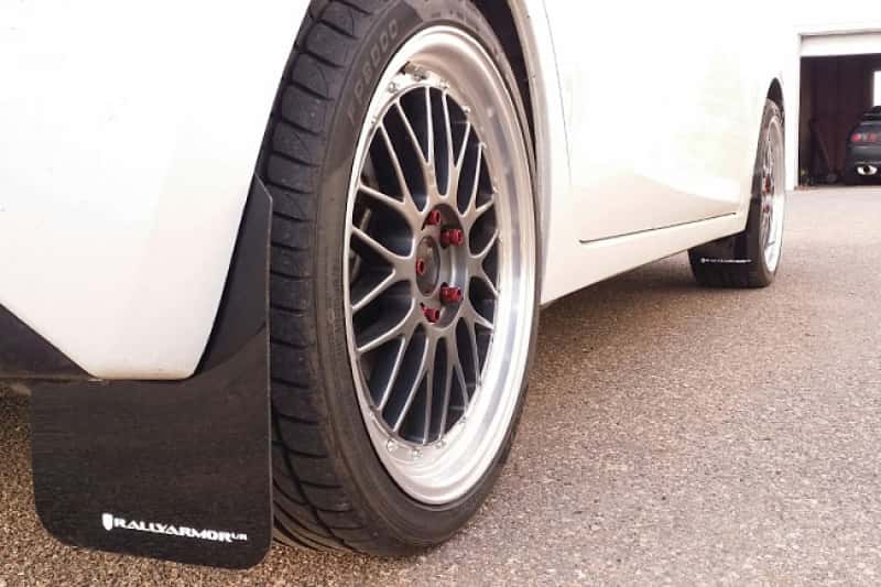 Rally Armor — Rally Armor 14-18 Mazda3 Red UR Mud Flap w/White Logo
Mud Flap - view 8
