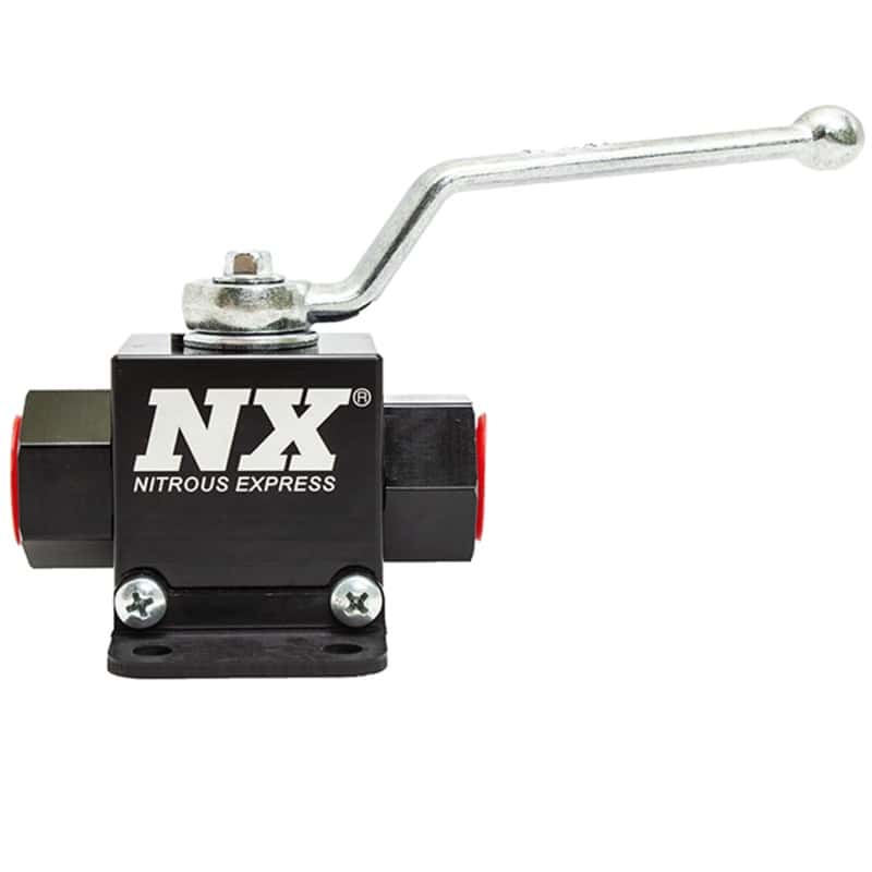 Nitrous Express — Nitrous Express Lightweight Billet In-Line Valve 1.5in I.D (Without Fittings)
N2OInjtrPlate - view 2