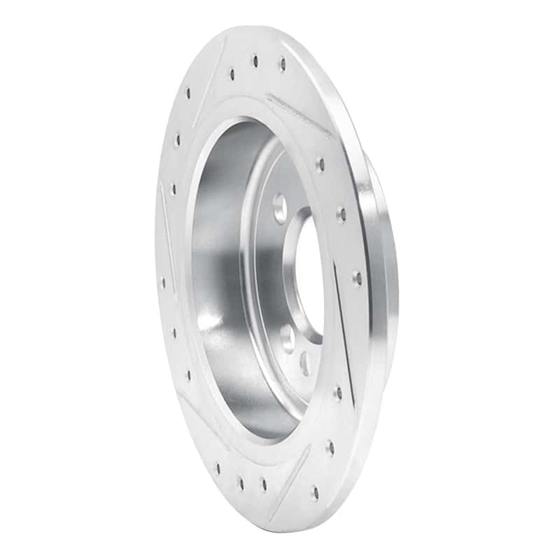 R1 Concepts — R1 02-15 Mini Cooper Clubman Rear Right Drilled & Slotted Silver Brake Rotor
R1 Brake Rotor Drill - view 4