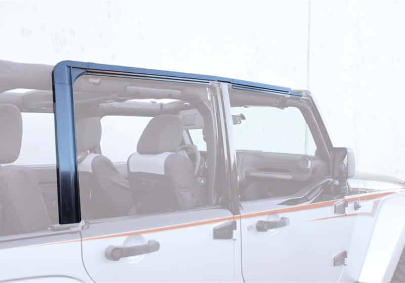 Rampage — Rampage 2007-2018 Jeep Wrangler(JK) Unlimited Door Surround Kit - Black
DoorSrndMld
Door Snd Kt - view 1