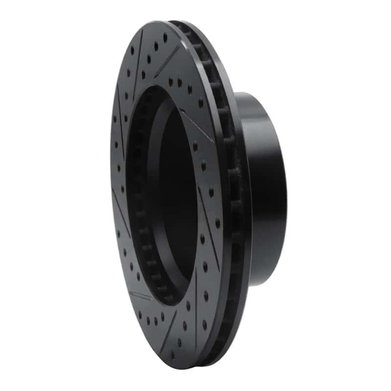 R1 Concepts — R1 80-89 American Motors Eagle Front Right Drilled & Slotted Black Brake Rotor
R1 Brake Rotor Drill - view 4