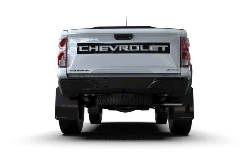 Rally Armor — Rally Armor 23-26 Chevy Colorado ZR2 & Z71 Black Mud Flap - White Logo
Mud Flap - view 2