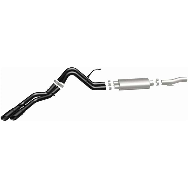 Magnaflow — MagnaFlow SYS Cat-Back 10-14 Ford Raptor 6.2L V8 2.5/3in Black Dual Same Side Exit Rear 3.5 Tips
Cat-Back - view 3