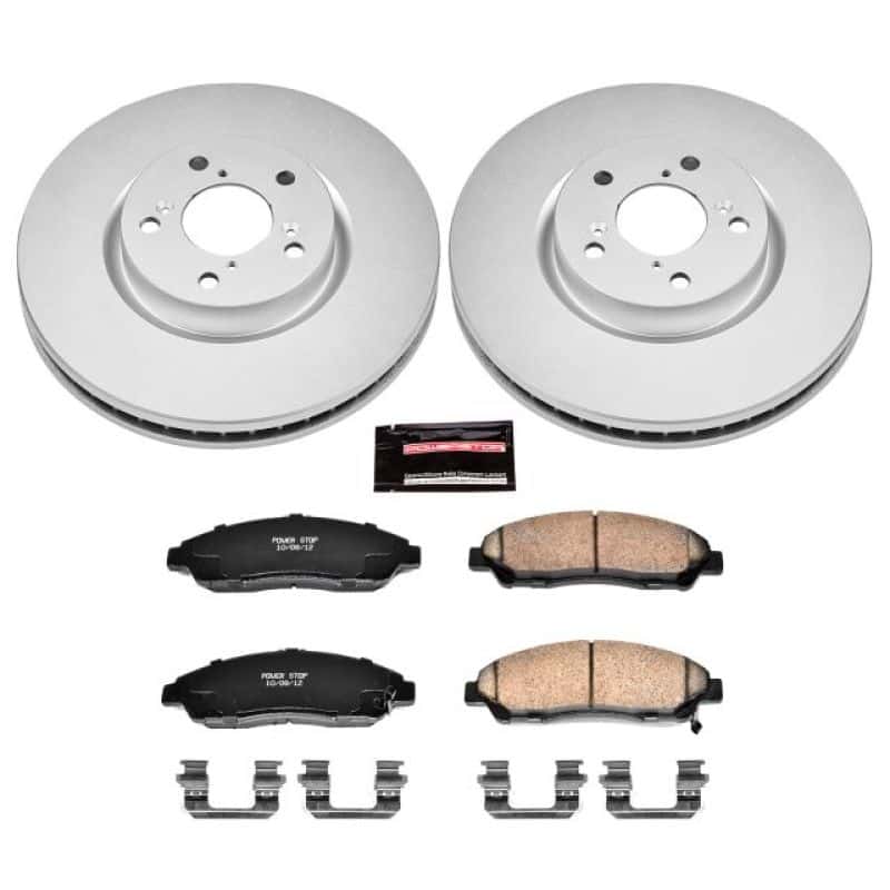 PowerStop — Power Stop 07-13 Acura MDX Front Z17 Evolution Geomet Coated Brake Kit - view 1