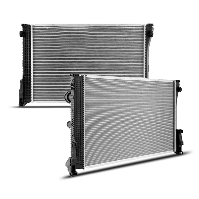 Mishimoto — Mishimoto Mercedes-Benz SLK250 Replacement Radiator 2012-2015
Radiator - view 1