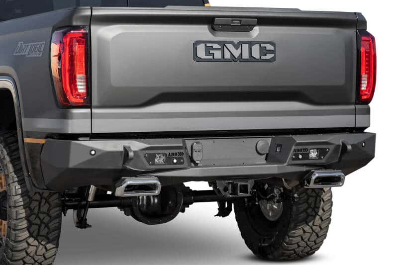 Addictive Desert Designs — Addictive Desert Designs 19-20 GM 1500 Stealth Fighter Rr Bumper w/ Backup Sensor Cutouts
Bumper- Rear
Bumpers - view 16