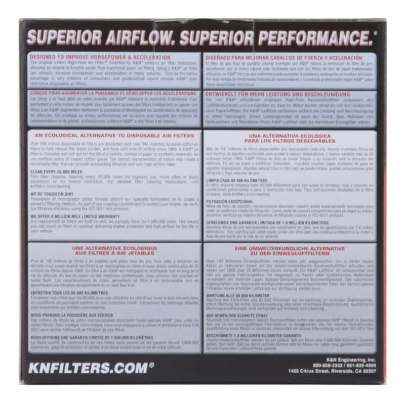 K&N Engineering — K&N Universal Round Clamp-On Air Filter 2in. Flange / 5-3/8in. OD / 2in. Height
Universal Clamp-On A
Clamp-on Air Filter - view 11