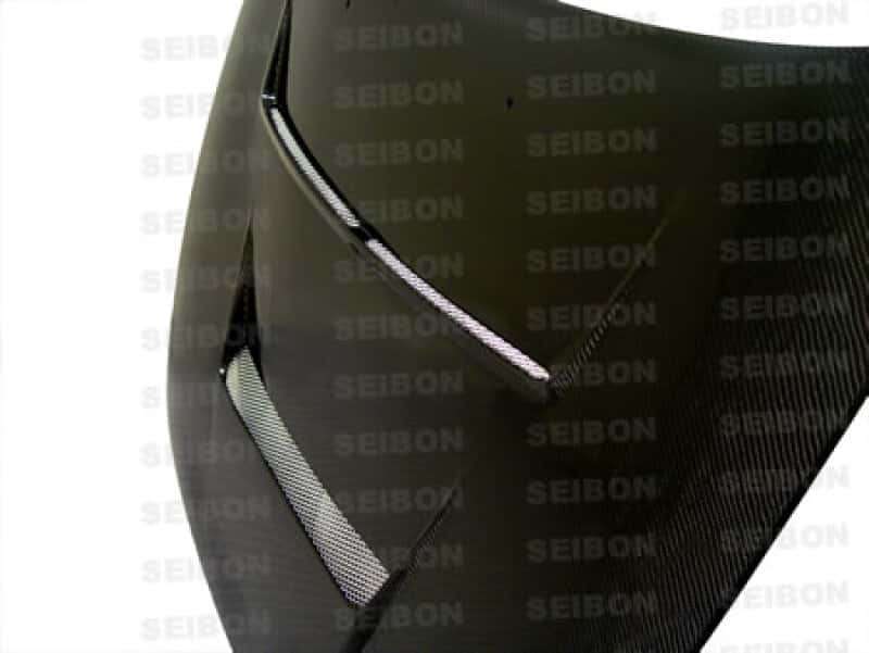 Seibon — Seibon 89-94 Nissan S13/Silvia (S13) DV Style Carbon Fiber Hood - view 6