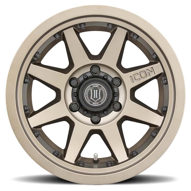 ICON — ICON Rebound Pro 17x8.5 5x5 -6mm Offset 4.5in BS 71.5mm Bore Bronze Wheel
REBOUND PRO WHEEL - view 4