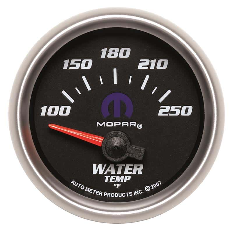 AutoMeter — Autometer Mopar 52.4mm SSE 100-250 Degree F Water Temperature Gauge
MOPAR #77060039, 2-1 - view 2