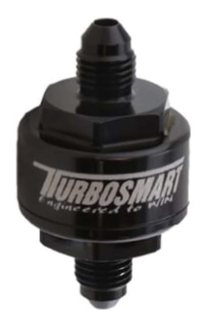 Turbosmart — Turbosmart Billet Turbo Oil Feed Filter w/ 44 Micron Pleated Disc AN-3 Male Inlet - Black
Oil Feed Filter - view 2