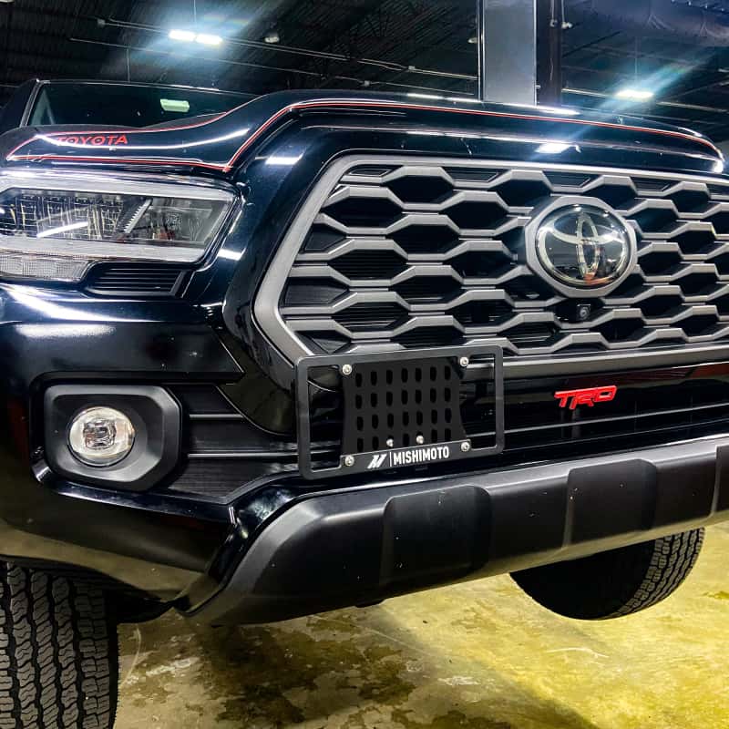Mishimoto — Mishimoto 16-23 Toyota Tacoma License Plate Relocation Kit
License Plate Frame - view 2