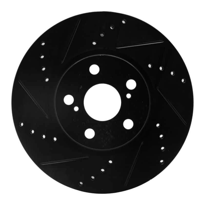 R1 Concepts — R1 08-19 Pontiac Vibe Front Left Drilled & Slotted Black Brake Rotor
R1 Brake Rotor Drill - view 1